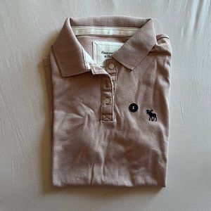 Abercrombie & Fitch Pink Polo Shirt